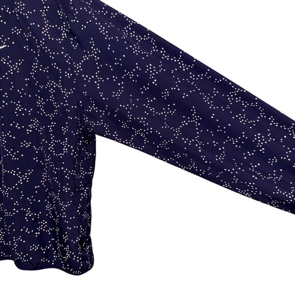 Nike Dri-FIT Running Jacket size L Deep Purple & White Lightweight Outerwear - Picture 3 of 7